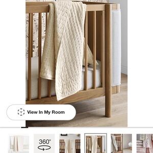 Crate and barrel baby crib quilt